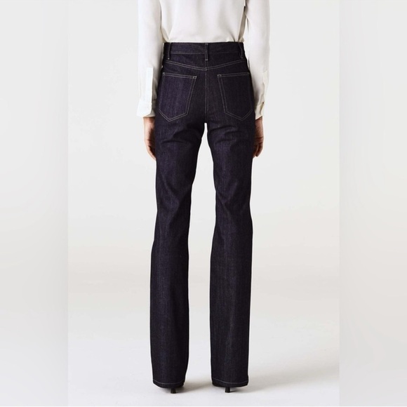 Nili Lotan Dark Blue Flare Jeans - Picture 2 of 11